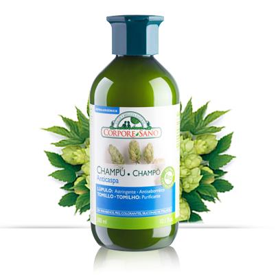 Shampoo antiforfora con luppolo, timo e finocchio Corpore Sano 300 ml