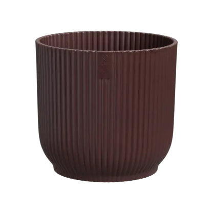 Doniczka z recyklingu Winery bordowa Elho 22 cm