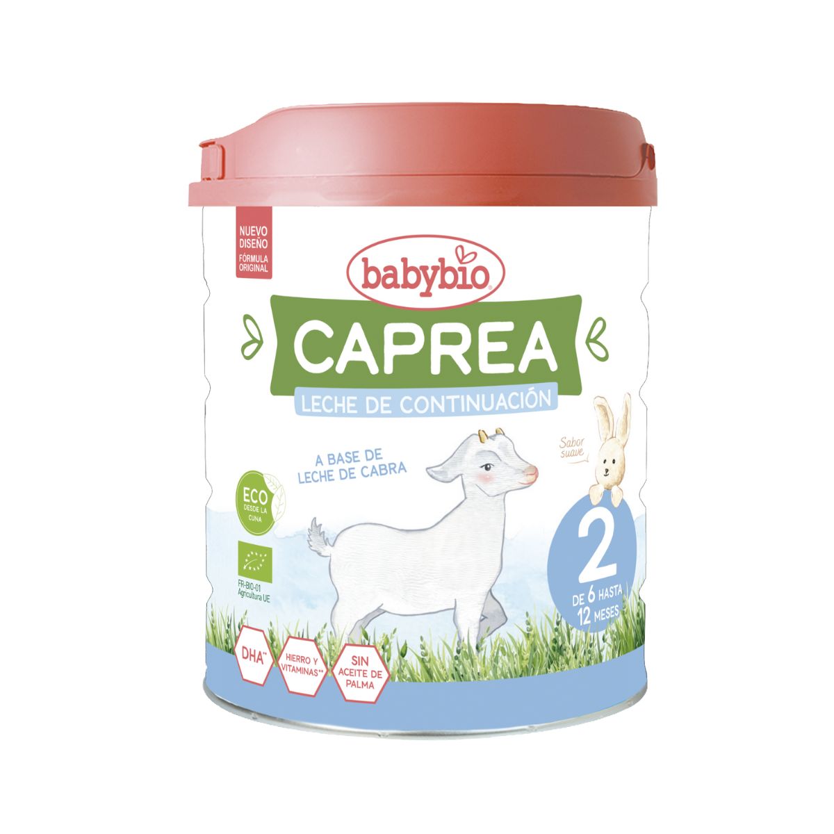 Pakket 3 stuks Geitenmelk Caprea 2 (6 tot 12 maanden) Babybio 800 g