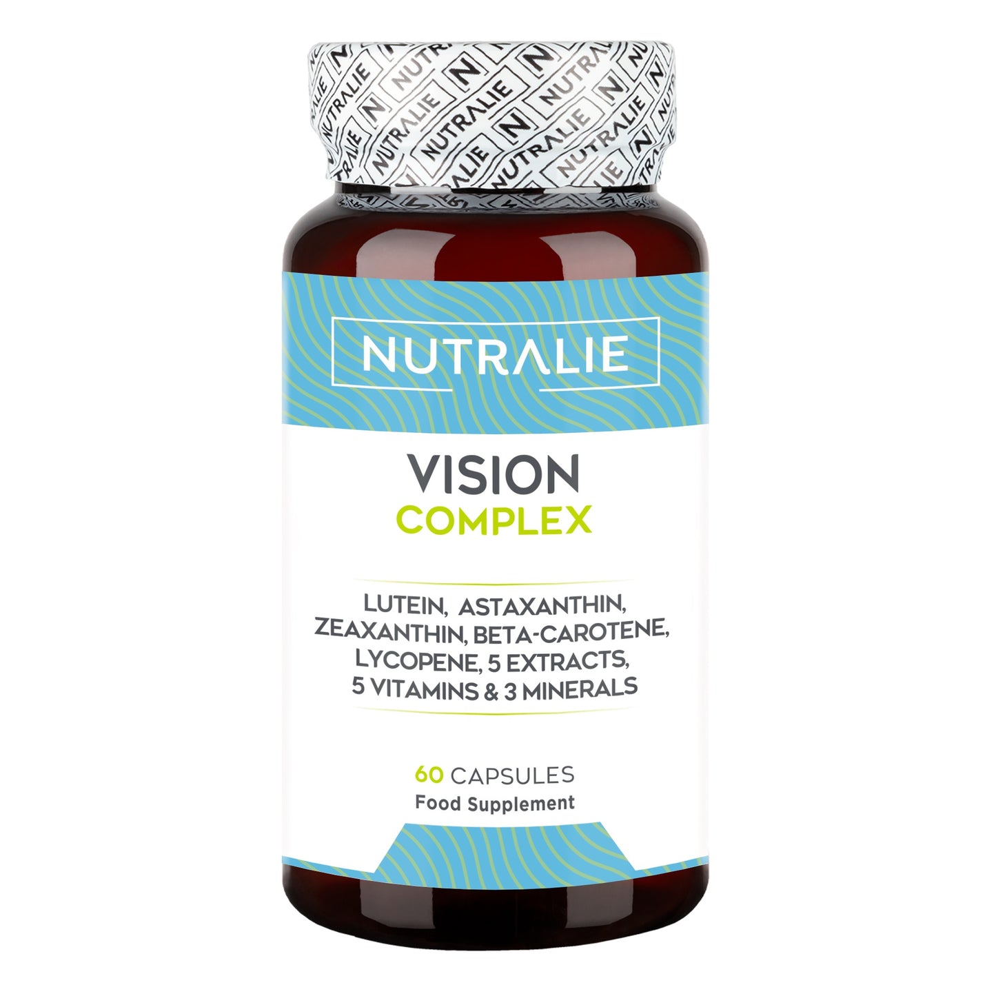 Vision Complex Luteïne + Astaxanthine + Zeaxanthine, Nutralie, 60 capsules