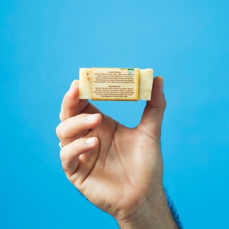 Naturalne mydło pomarańczowe z ekologicznym olejem z orzechów tigernut Mon Orxata 100 g