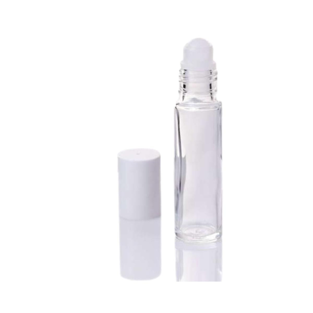 Flacon roll-on en verre transparent, 10 ml. Camassia