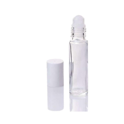 Flacon roll-on en verre transparent, 10 ml. Camassia