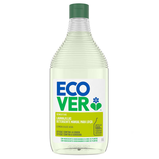Detergente per lavastoviglie sgrassante al limone e aloe vera Ecover 450 ml