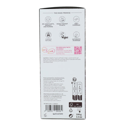 Naturalna farba do włosów w kolorze ciemny kasztan Khadi 100 g