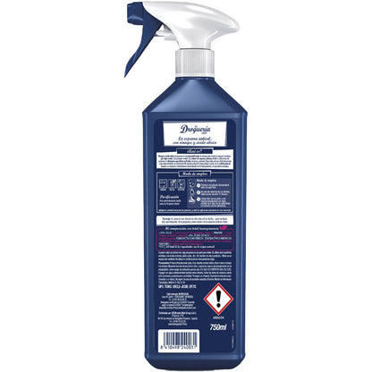 Antikalkreiniger in schuimvorm met azijn en citroenzuur, frambozengeur, spuitbus LA DROGUERIA 1919 750 ml