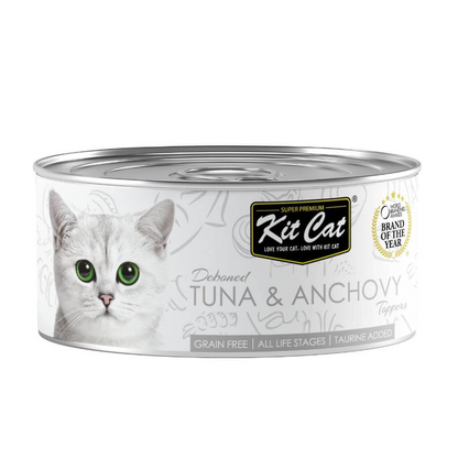 Kit Cat Tuna & Anchovy Toppers 80 g Wet cat food