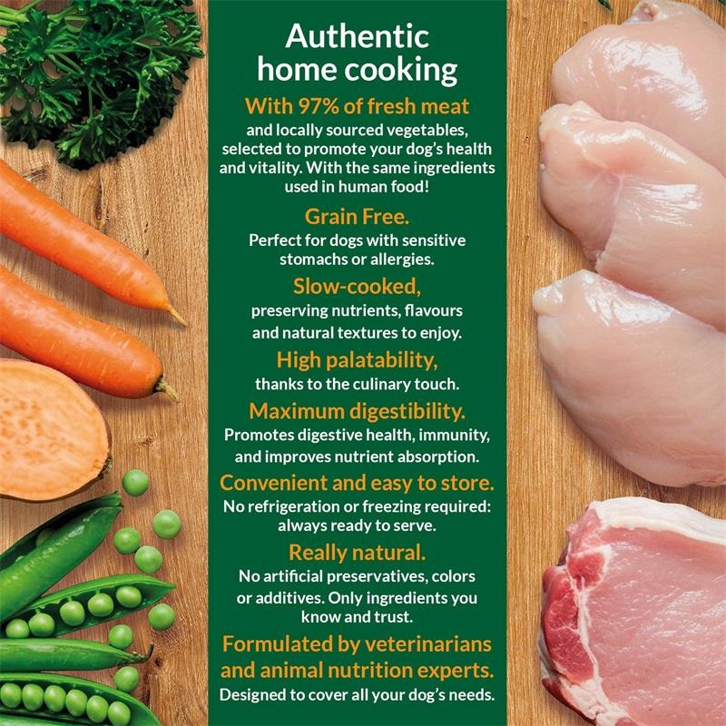 Arquivet Fresh Home Chicken Stew våtfoder med kyckling för hundar 280 g