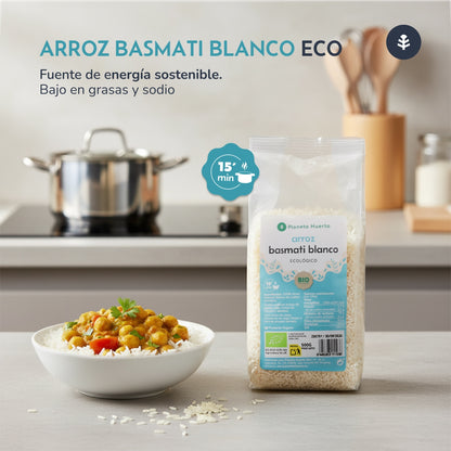 Witte Basmatirijst ECO Planeta Huerto 500 g