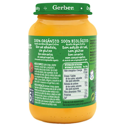 Bio-Babynahrung aus Gemüse und Rindfleisch Gerber 190 g