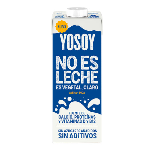 Getränk YOSOY NO ES LECHE aus Hafer und Soja, glutenfrei YOSOY 1 l