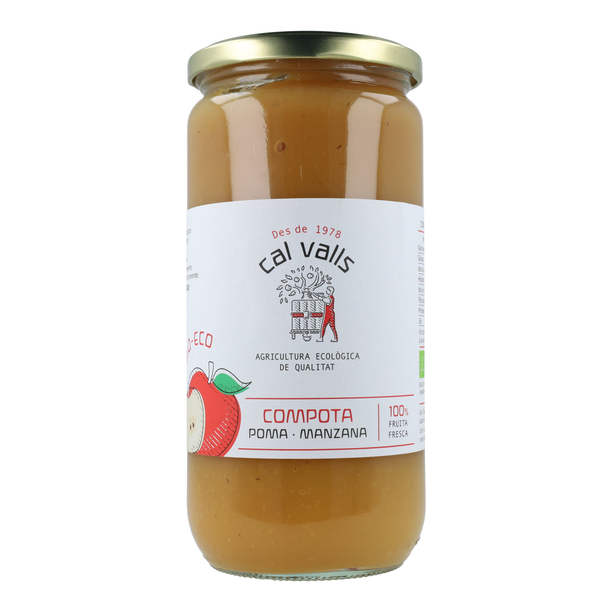 Apfelkompott Eco Cal Valls 700 g