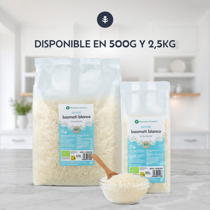 Witte Basmatirijst ECO Planeta Huerto 500 g