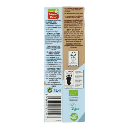 Napój ryżowy z orzechami laskowymi Bio La Finestra Sul Cielo 1 l