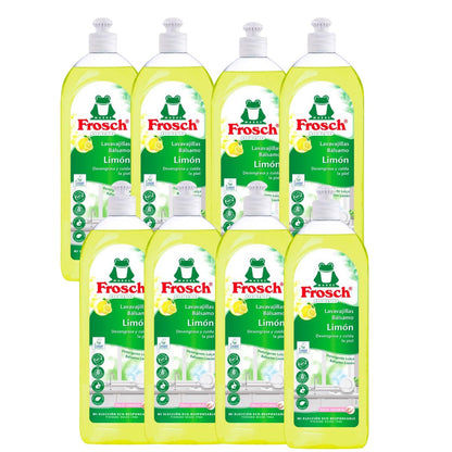 Pack 8X Liquide vaisselle citron Eco Frosch 750 ml
