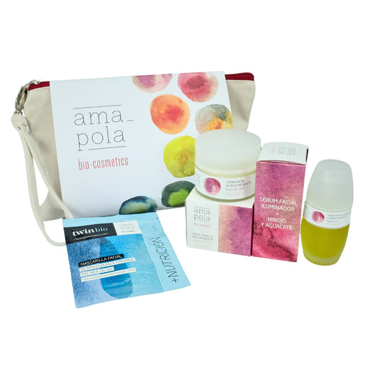 Coffret de Noël illuminateur pour peaux mixtes, Amapola