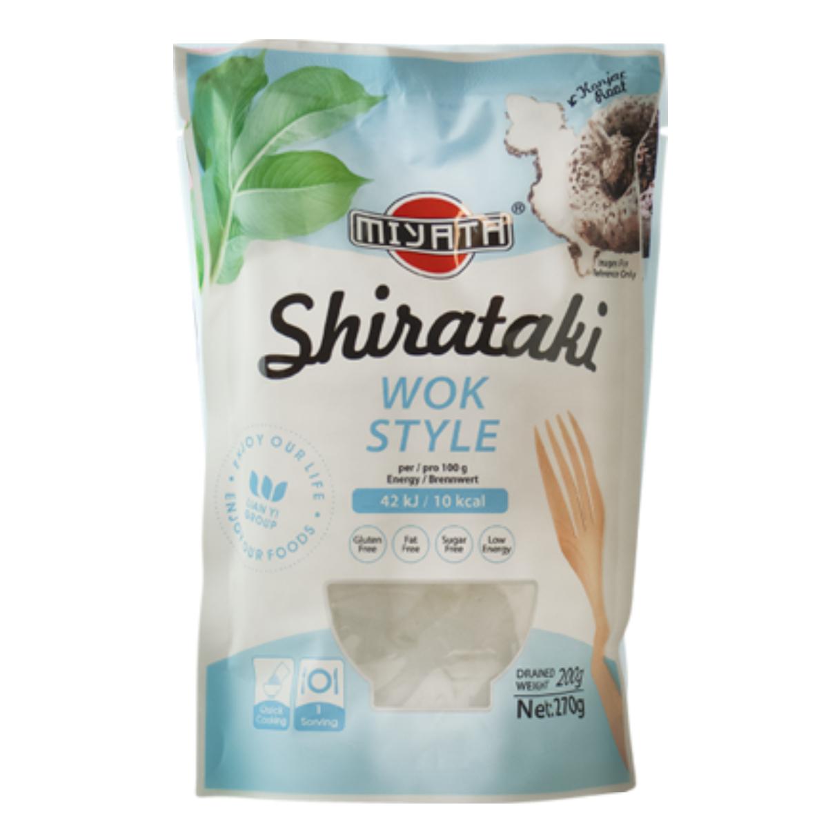 Shirataki, nouilles Miyata de type Wok 270 g