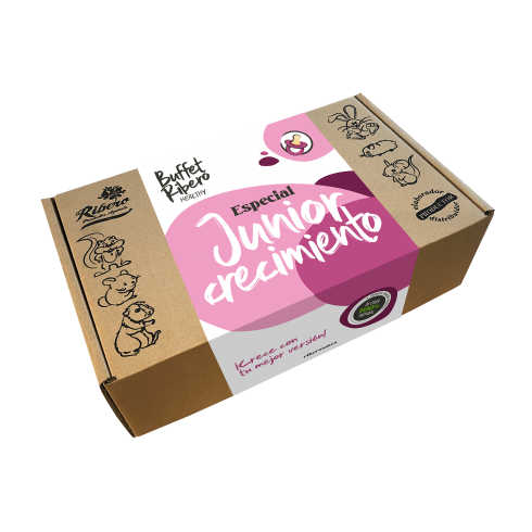 Buffet healthy Junior Croissance pour lapins et jeunes rongeurs Ribero