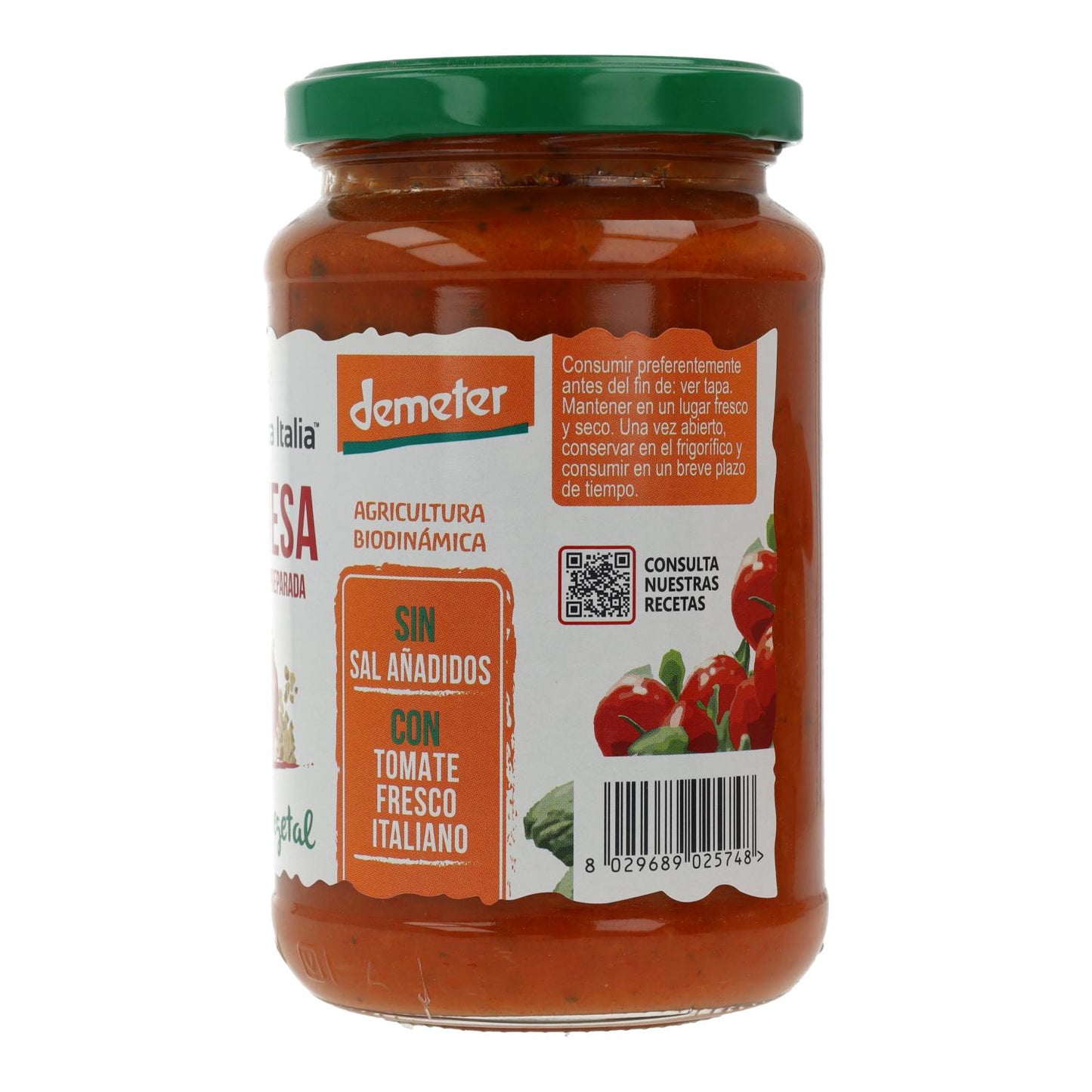 Wegański sos pomidorowy boloński Demeter Organica Italia 350 ml