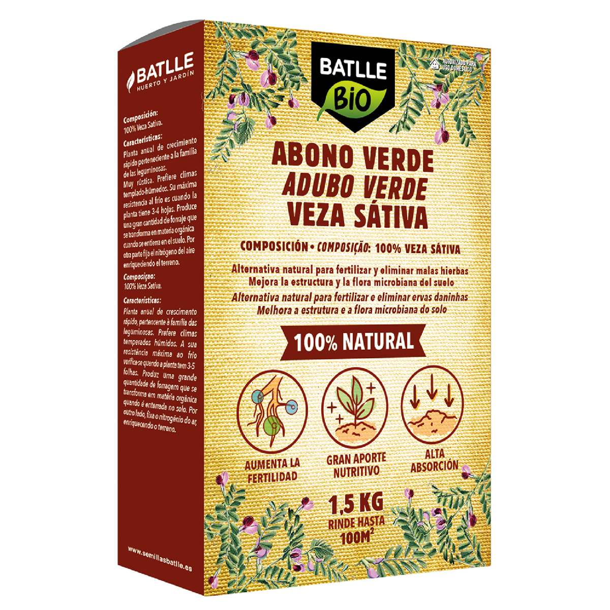 Gründünger Veza sativa 1,5 kg Batlle Bio