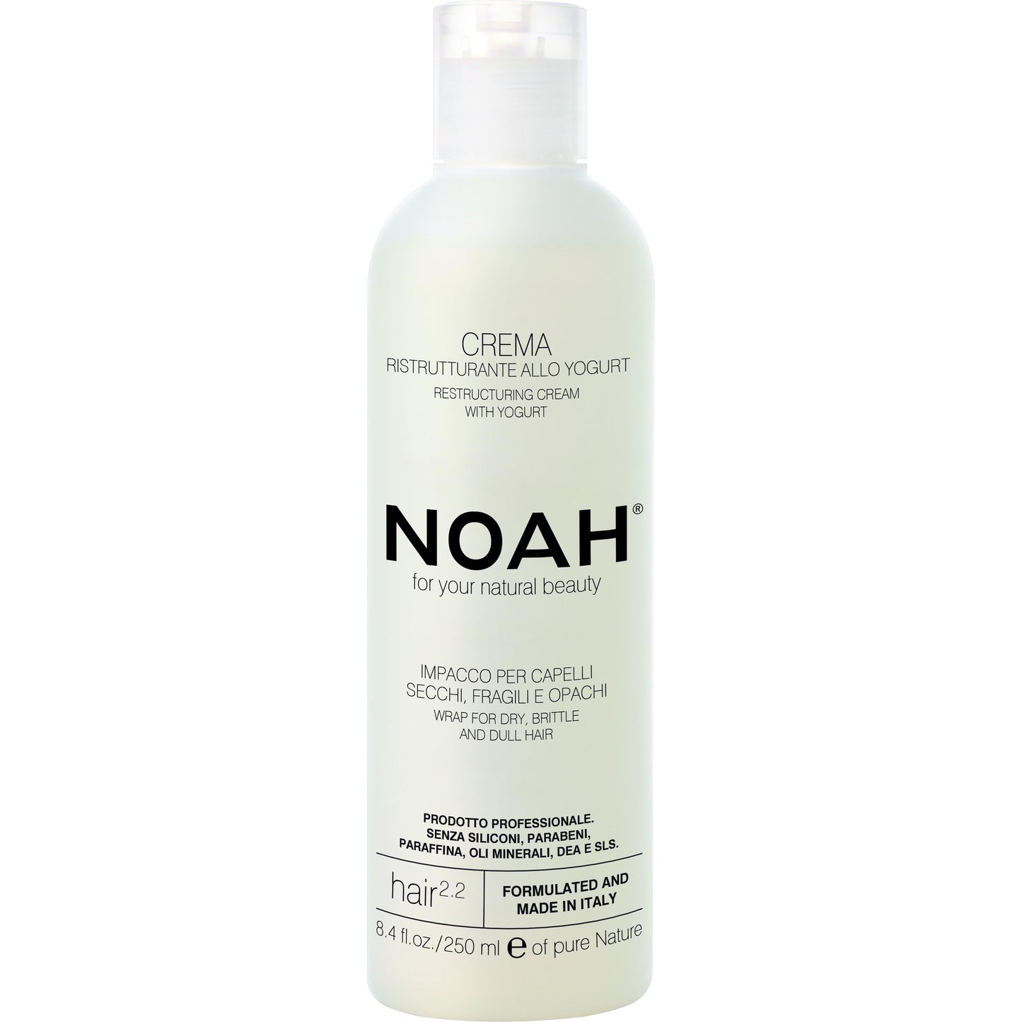 Crema ristrutturante allo yogurt 2.2 Noah 250 ml