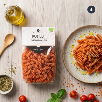 Planeta Huerto gluten-free organic lentil spirals 250 g