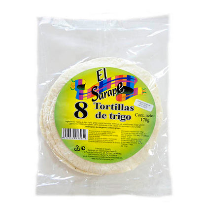Wheat Tortillas 15 cm (8 units) (Shop Format) El Sarape 170 g