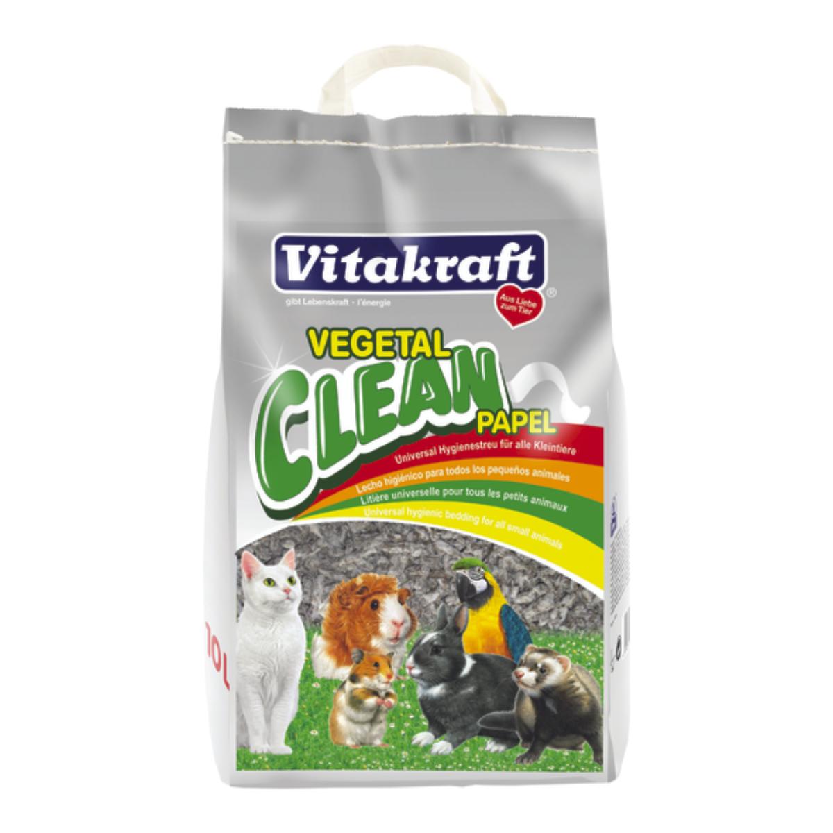Vitakraft Vegetal Clean Papier Bedekking gerecycled papier 10 L