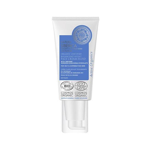 Natura Siberica Certified Organic Balancing Night Cream for Oily and Combination Skin 50 ml