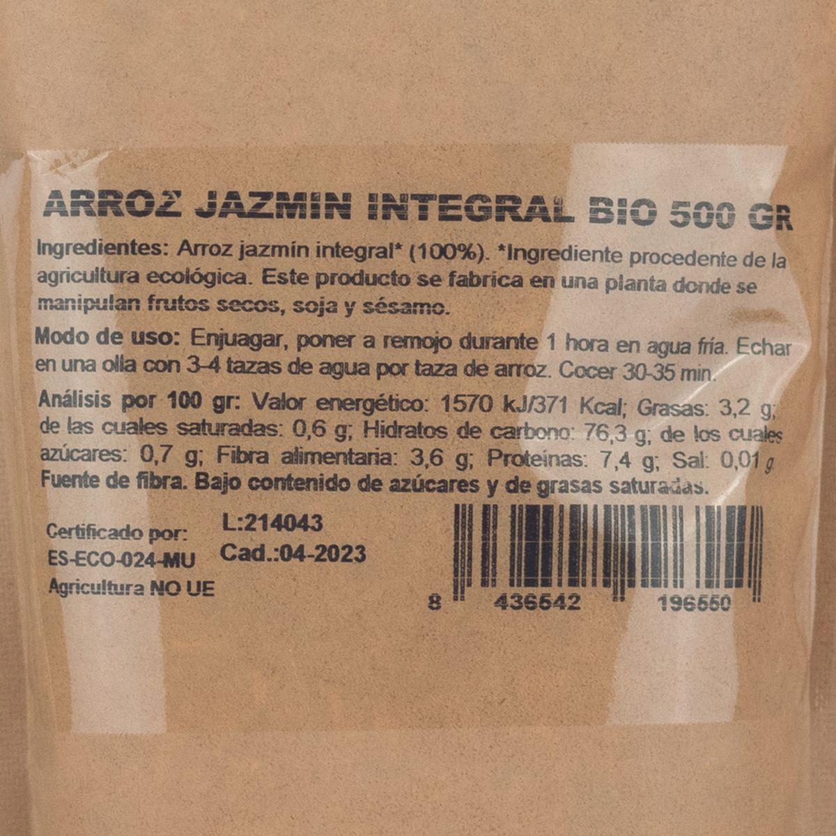 Ryż jaśminowy pełnoziarnisty Bio Naturgreen 500 g