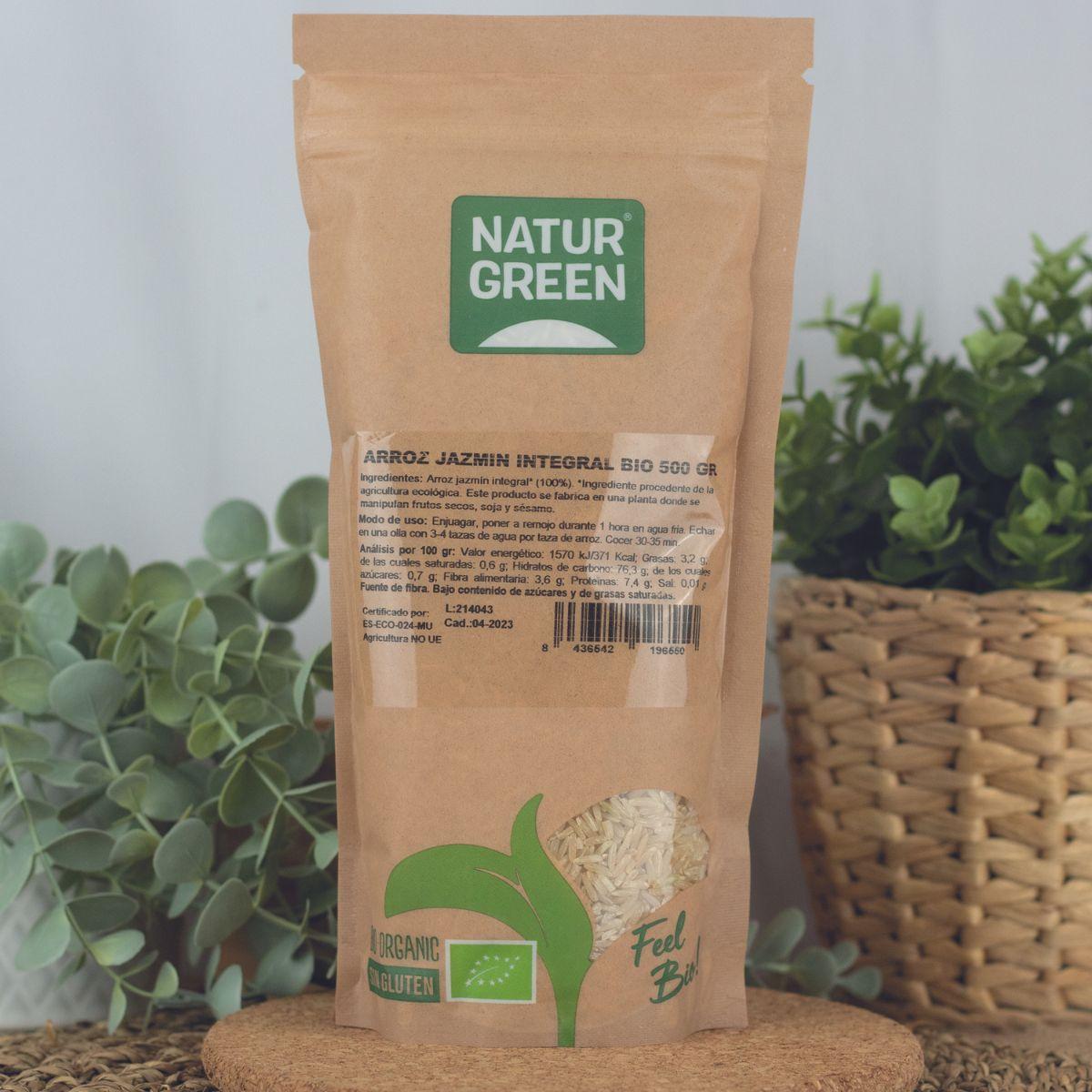 Ryż jaśminowy pełnoziarnisty Bio Naturgreen 500 g