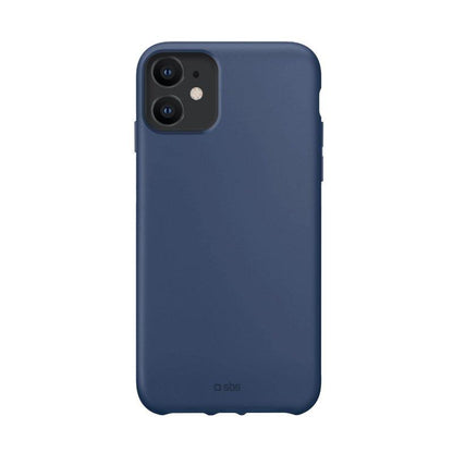 Custodia in plastica riciclata per iPhone 12 Mini blu SBS