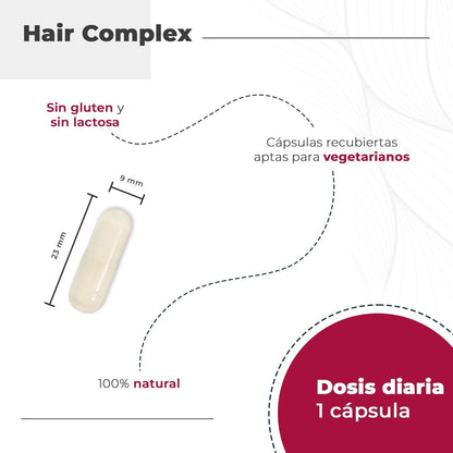 Nutralie Hair Complex + biotyna i cynk witaminy na włosy 90 kapsułek