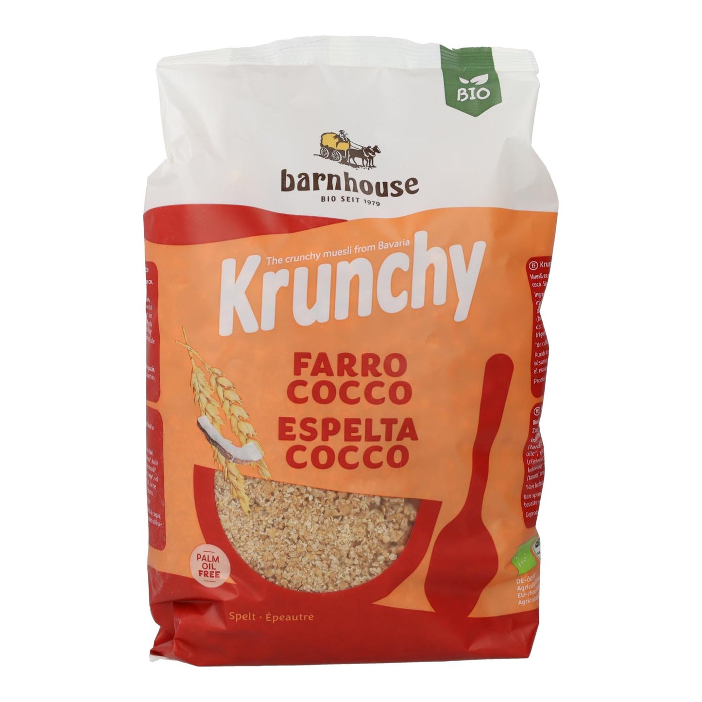 Knuspriges Müsli aus Dinkel und Bio-Kokosnuss Barnhouse 600 g