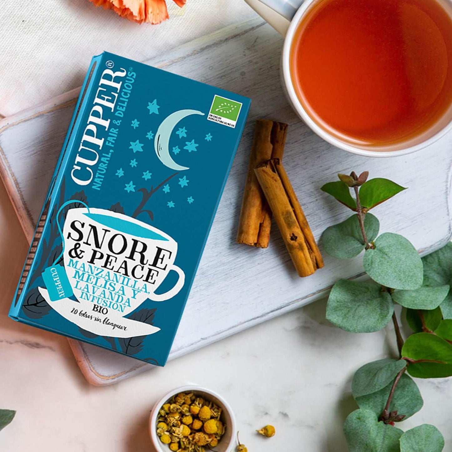 Snore & Peace Bio Cupper herbal tea 20 bags