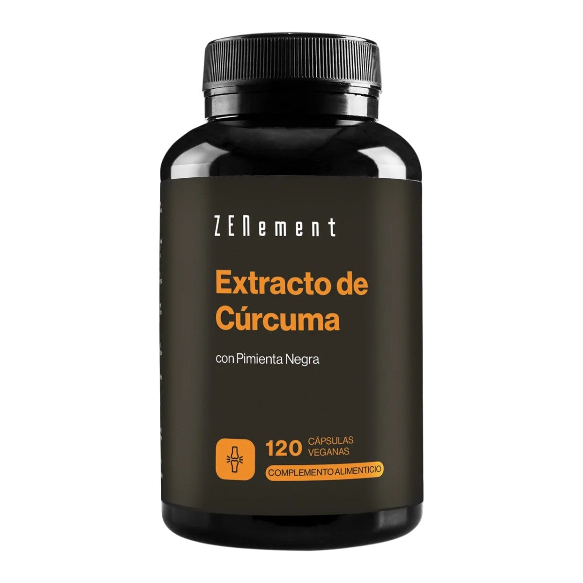 Kurkuma-Extrakt mit schwarzem Pfeffer, Zenement 120 Tabletten