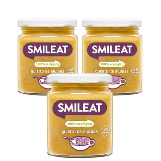 PROMO 3x Petit pot BIO Potage aux haricots Smileat 230 g