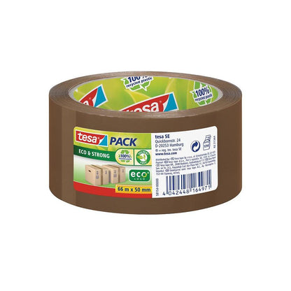 Klebeband Esco & Strong aus 100 % recyceltem Kunststoff Tesa