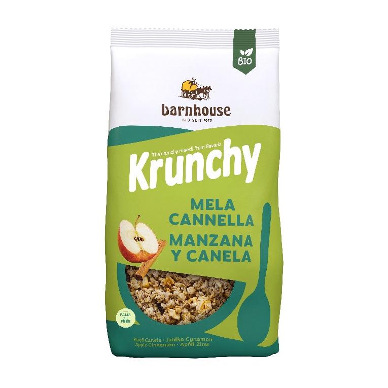 Pack 2x Muesli Krunchy Manzana y Canela BIO, Barnhouse, 750 gr