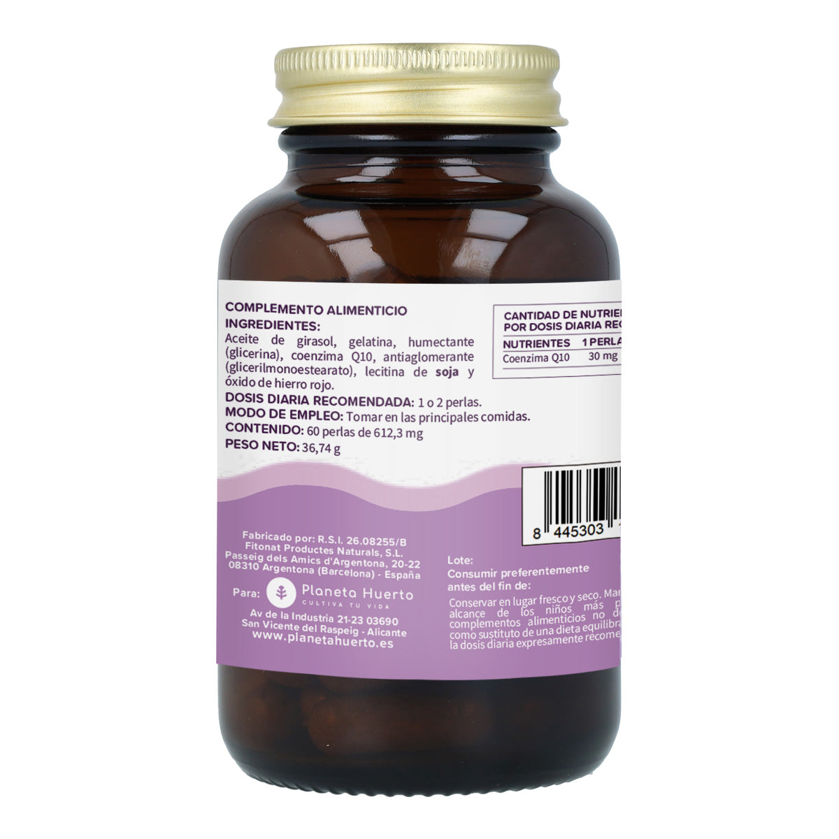 Coenzym Q10 30 mg Planeta Huerto 60 Perlen