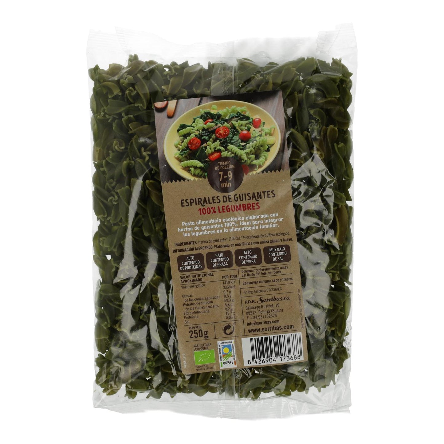 Spirale de pois Biográ BIO 250 g