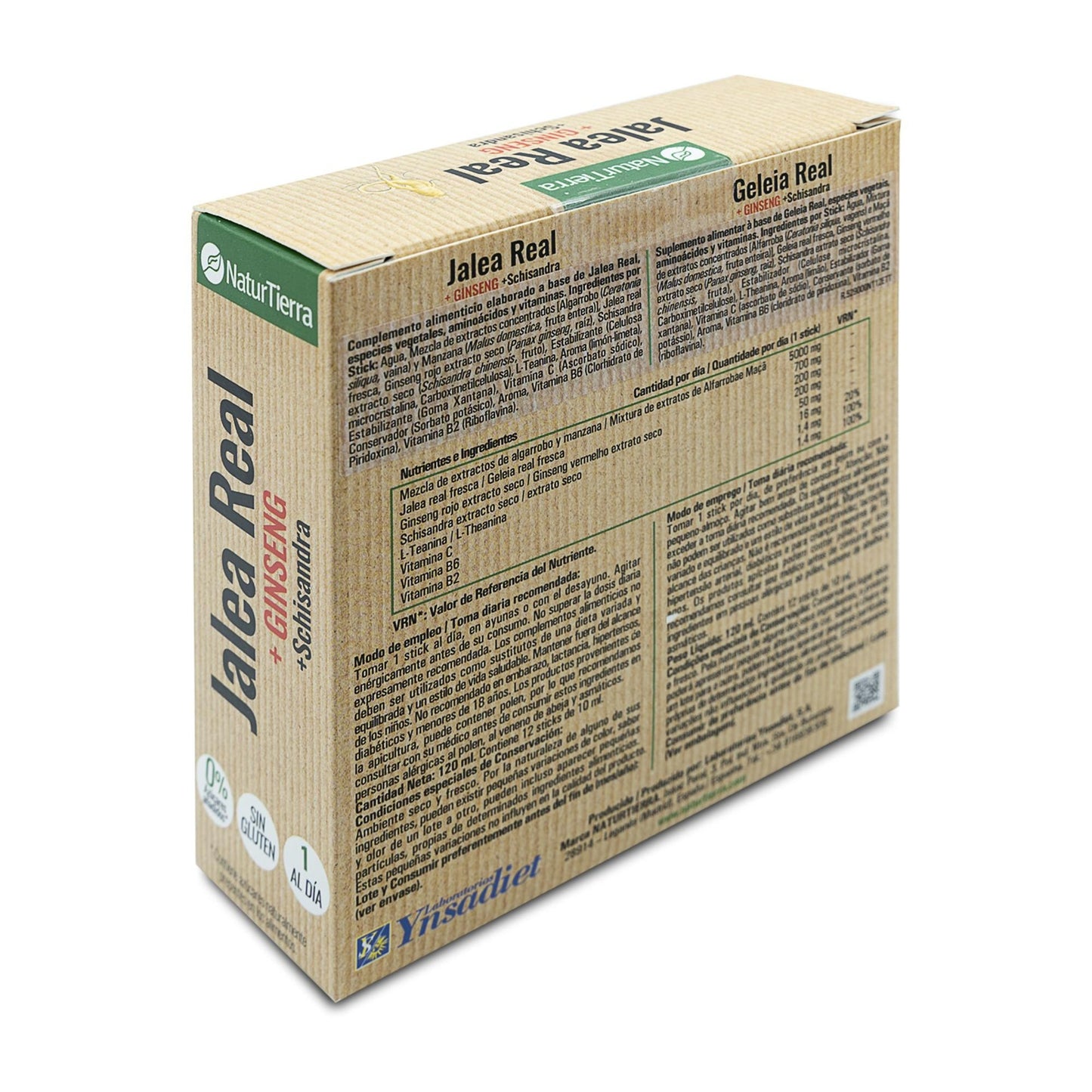 Kunglig gelé med ginseng + schisandra, 12 sticks. NaturTierra