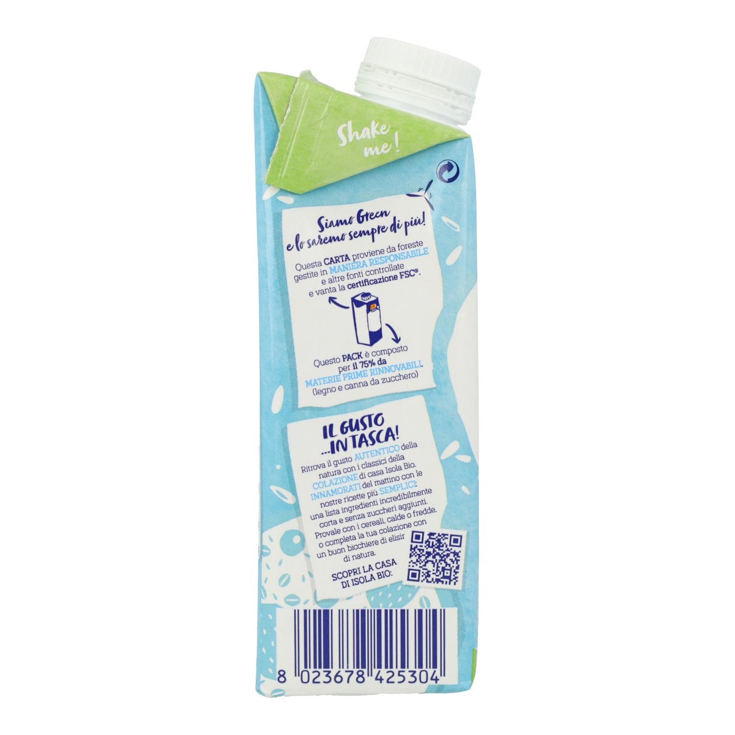 Biologische rijst- en kokosdrank Bio Isola BIO 250 ml