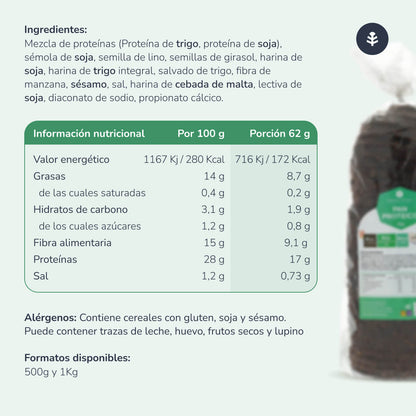 Chleb proteinowy Planeta Huerto 1 kg