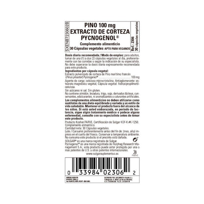 Pycnogenol 30 pflanzliche Kapseln (100 mg)