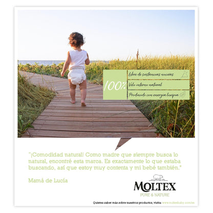 Pannolini Moltex Pure & Nature T4 (9-15 kg),  50 pezzi