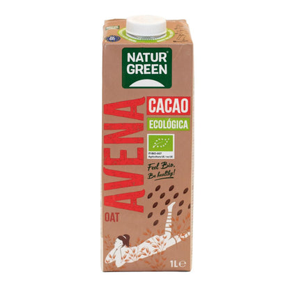 Biologische haverdrank met cacao NaturGreen 1 l