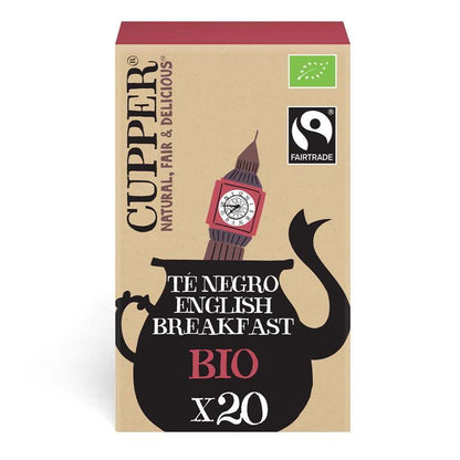 Bio-Schwarztee „Englisches Frühstück” Cupper, 20 Beutel
