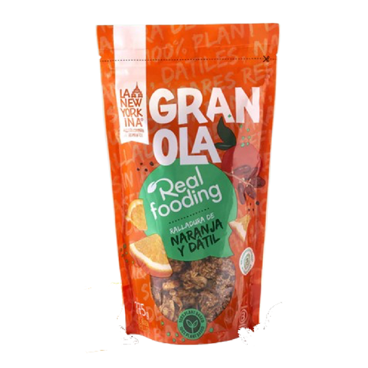 Granola con scorza d'arancia e datteri confezione Realfooding 275 g