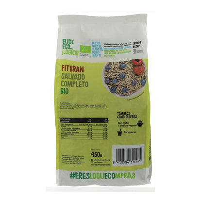 FitBran Fullkornskli Bio Ecocesta 450 g